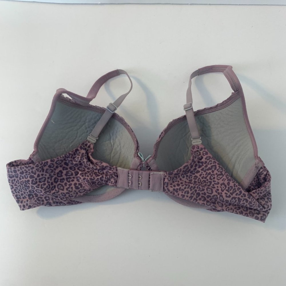 Victoria's Secret Mauve Leopard Print Body By Victoria Perfect Shape Bra - Picture 2 of 6